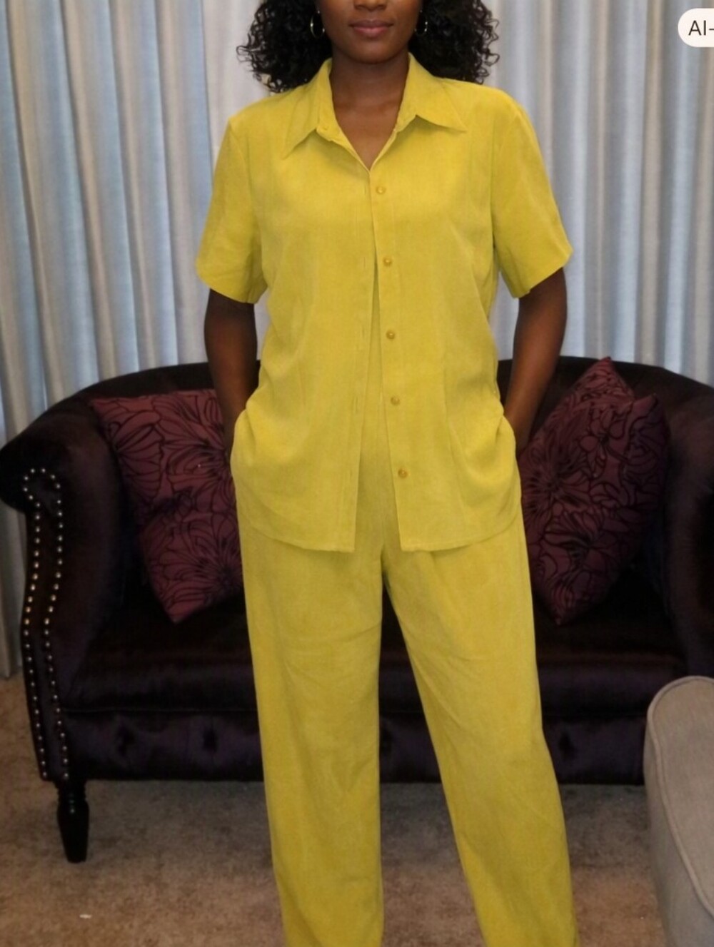 Ashley Stewart 3 Piece Pants and Skirt Set. Skirt is FREE! - Picture 1 of 8